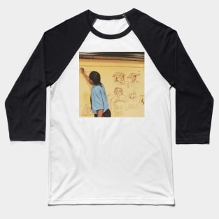 Black History Makers Mural Baseball T-Shirt